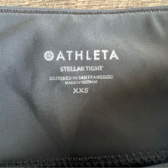 ATHLETA Stellar Tight Anthracite Grey Work Travel Size XXS Zipper Pockets Pants - Picture 11 of 12